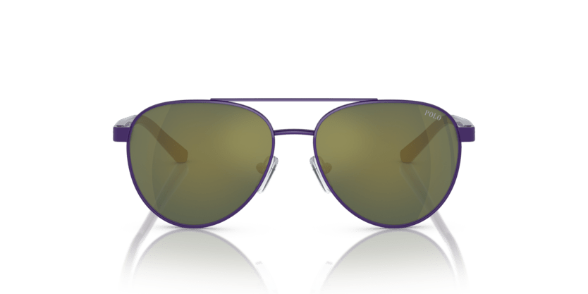 0PP9001 - Polo Prep - (Shiny Purple) Dark Green Mirror Petrol - 51 - 14 - 130 MM - Ardor Eyewear 8056597850285