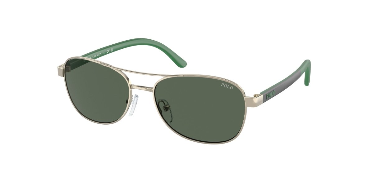 0PP9002 - Polo Prep - (Shiny Pale Gold) Dark Green - 51 - 15 - 130 MM - Ardor Eyewear 8056597839402