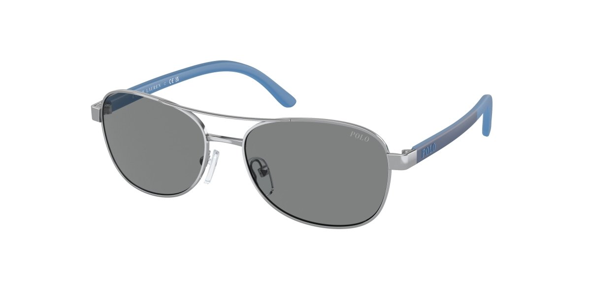 0PP9002 - Polo Prep - (Shiny Silver) Light Grey - 51 - 15 - 130 MM - Ardor Eyewear 8056597839396