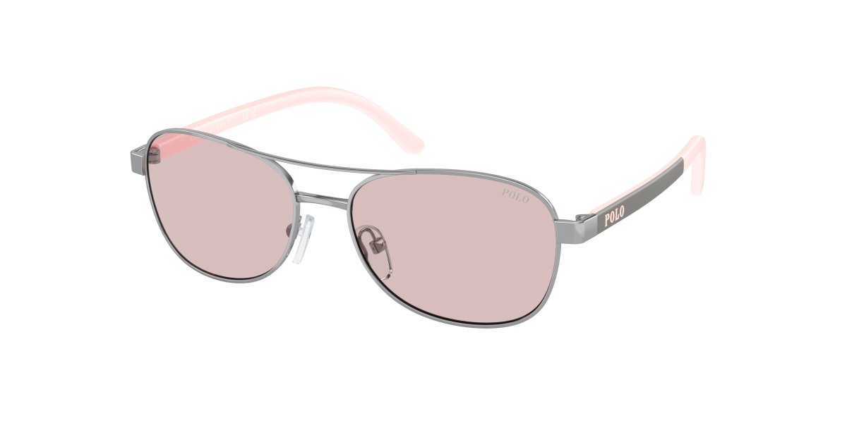 0PP9002 - Polo Prep - (Shiny Silver) Pink - 51 - 15 - 130 MM - Ardor Eyewear 8056597839365