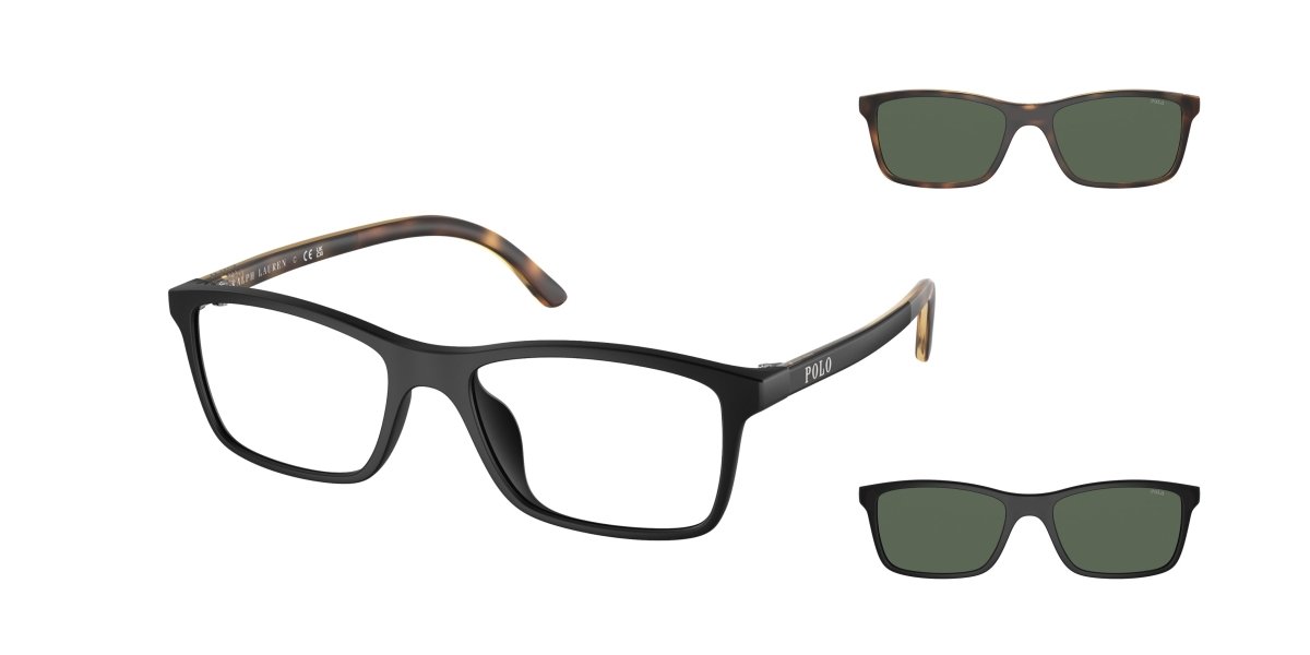 0PP9506U - Polo Prep - (Matte Black) Dark Green - 49 - 16 - 130 MM - Ardor Eyewear 8056597845120