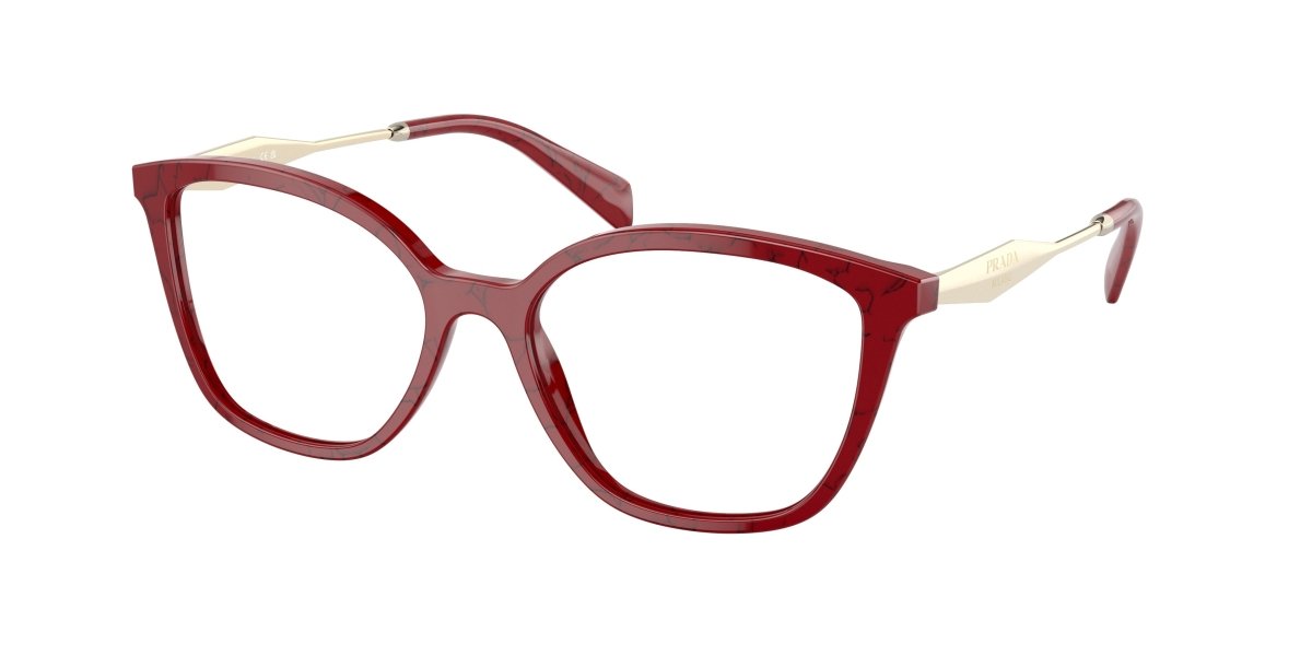 0PR 02ZV - Prada - Red - (Etruscan Marble 15D1O1) - 52 - 17 - 140 MM - Ardor Eyewear 8056597745031