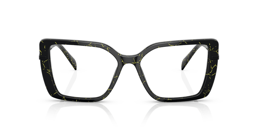 0PR 03ZV - Prada - Black - (Black/Yellow Marble 19D1O1) - 53MM - Ardor Eyewear