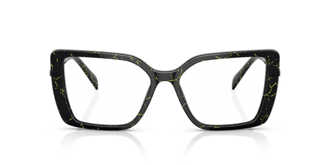 0PR 03ZV - Prada - Black - (Black/Yellow Marble 19D1O1) - 53MM - Ardor Eyewear