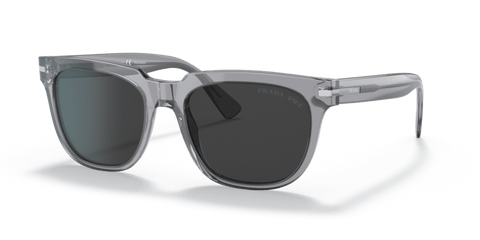 0PR 04YS - Prada - Frame: Grey - (Transparent Grey 08U08G) - Lens: Polarized Black Polarized - 56 MM - Ardor Eyewear