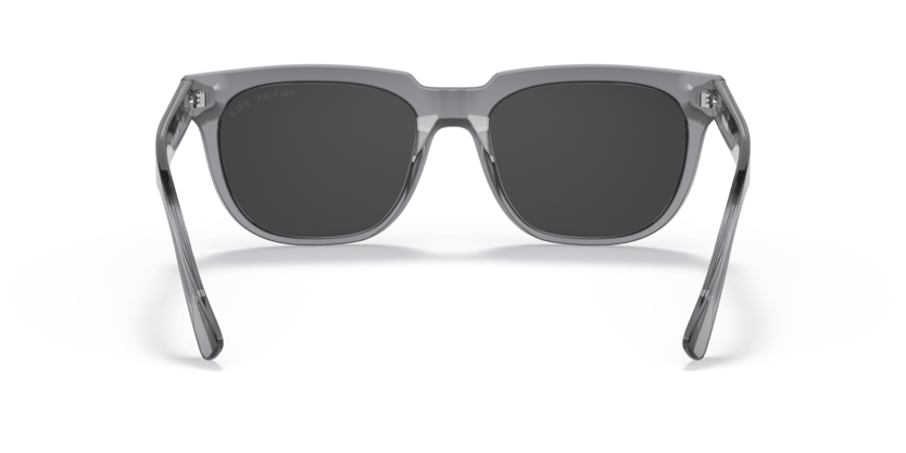 0PR 04YS - Prada - Frame: Grey - (Transparent Grey 08U08G) - Lens: Polarized Black Polarized - 56 MM - Ardor Eyewear