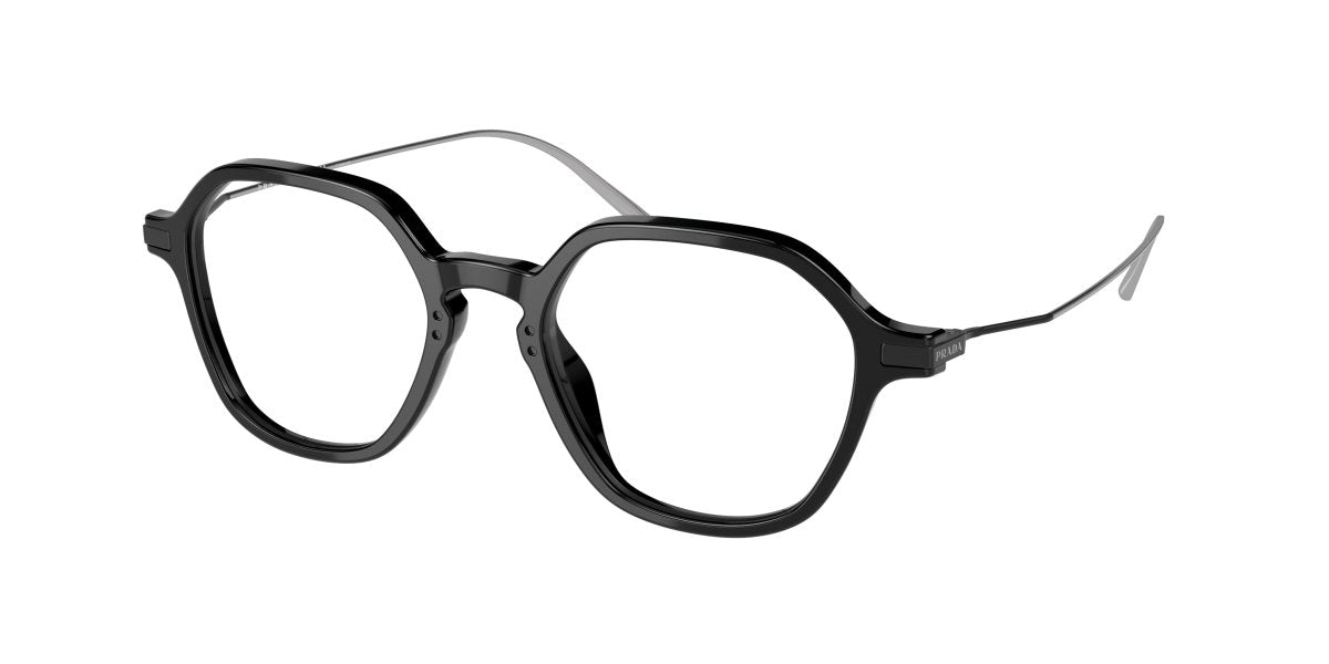 0PR 07YV - Prada - Black - (Black 1AB1O1) - 50 - 19 - 145 MM - Ardor Eyewear 8056597632676