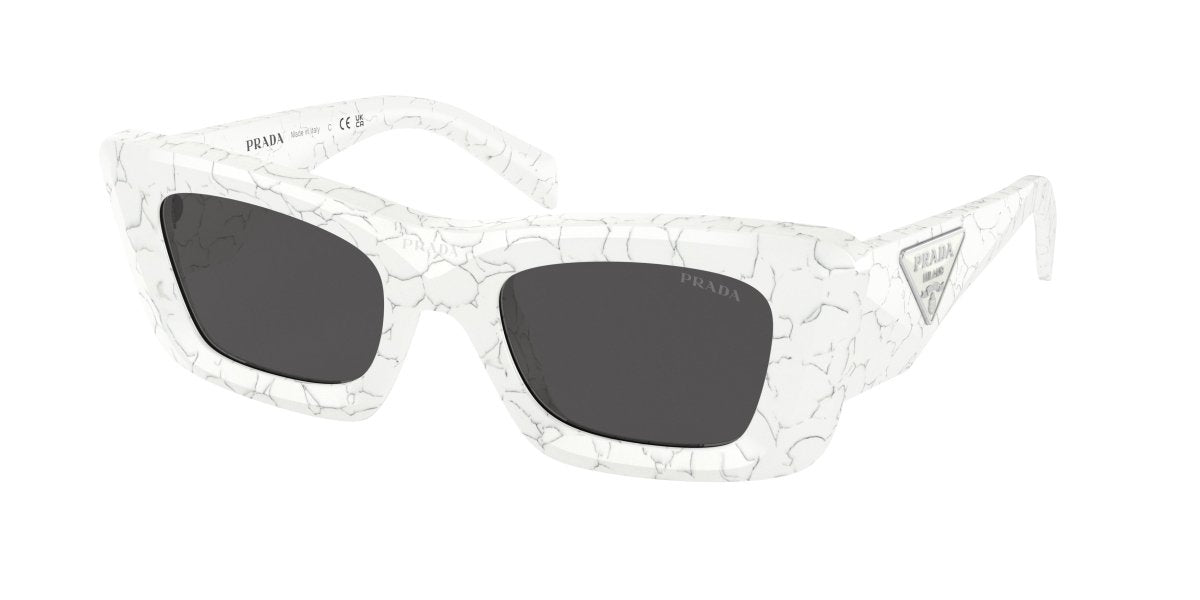 0PR 13ZS - Prada - (Matte White Marble) Dark Grey - 50 - 21 - 140 MM - Ardor Eyewear 8056597744423