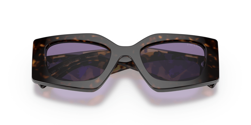 0PR 15YS - Prada - (Tortoise) Violet Mirror Internal Silver - 51 - 21 - 140 MM - Ardor Eyewear 8056597625678