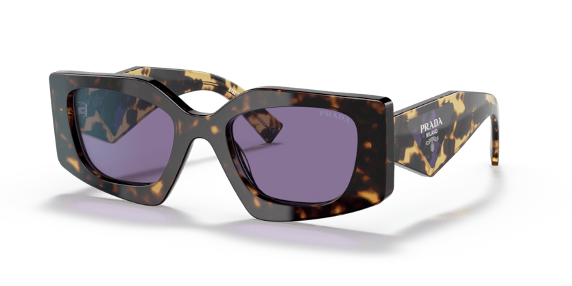 0PR 15YS - Prada - (Tortoise) Violet Mirror Internal Silver - 51 - 21 - 140 MM - Ardor Eyewear 8056597625678