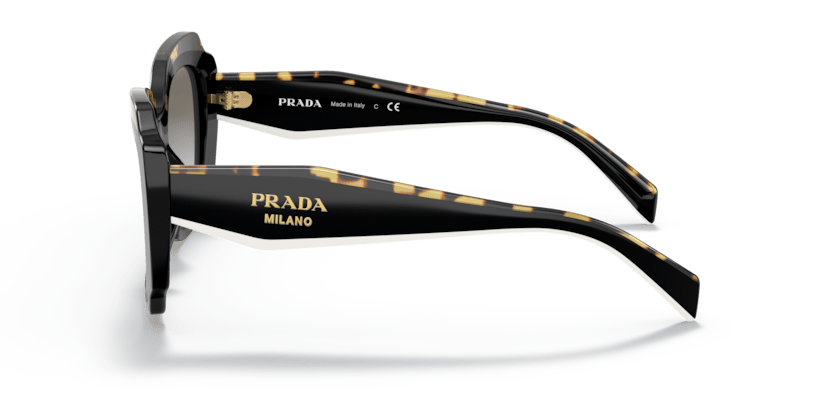 0PR 16YS - Prada - (Black/Havana) Dark Grey - 52 - 19 - 140 MM - Ardor Eyewear 8056597625692