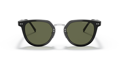 0PR 17YS - Prada - Frame: Black - (Black 1AB03R) - Lens: Polar Green Polarized - 49 MM - Ardor Eyewear