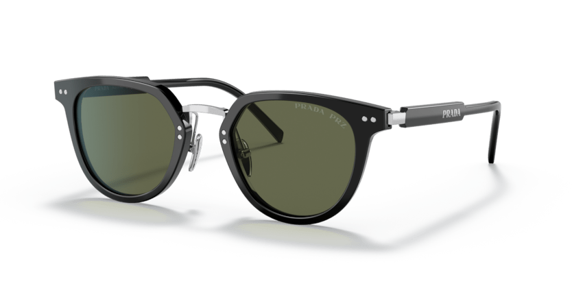 0PR 17YS - Prada - Frame: Black - (Black 1AB03R) - Lens: Polar Green Polarized - 49 MM - Ardor Eyewear