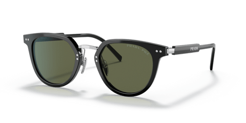 0PR 17YS - Prada - Frame: Black - (Black 1AB03R) - Lens: Polar Green Polarized - 49 MM - Ardor Eyewear