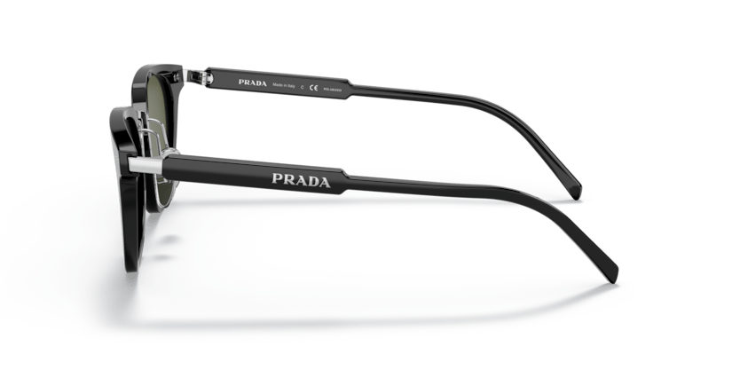 0PR 17YS - Prada - Frame: Black - (Black 1AB03R) - Lens: Polar Green Polarized - 49 MM - Ardor Eyewear