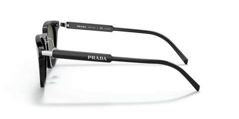 0PR 17YS - Prada - Frame: Black - (Black 1AB03R) - Lens: Polar Green Polarized - 49 MM - Ardor Eyewear