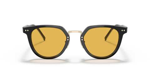 0PR 17YS - Prada - Frame: Black - (Black AAV07M) - Lens: Yellow Orange - 49 MM - Ardor Eyewear