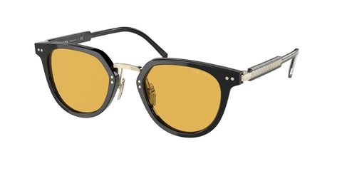 0PR 17YS - Prada - Frame: Black - (Black AAV07M) - Lens: Yellow Orange - 49 MM - Ardor Eyewear