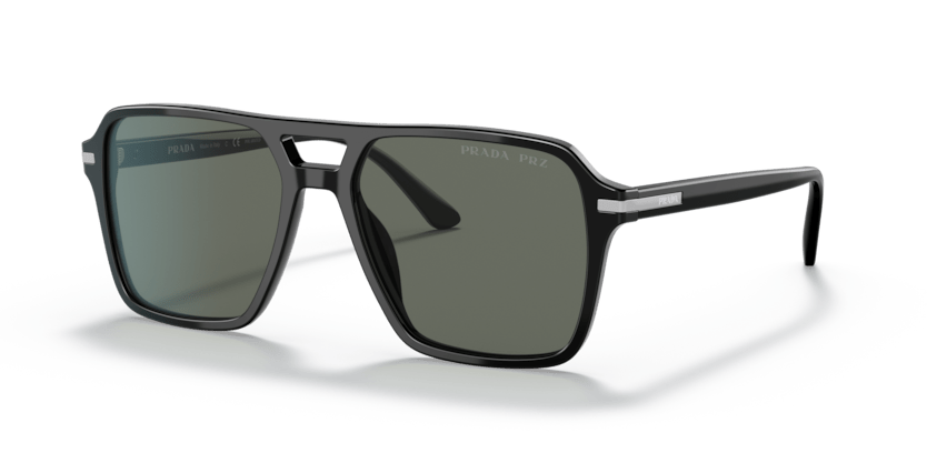 0PR 20YS - Prada - (Black) Polarized Green - 55 - 17 - 150 MM - Ardor Eyewear 8056597629478