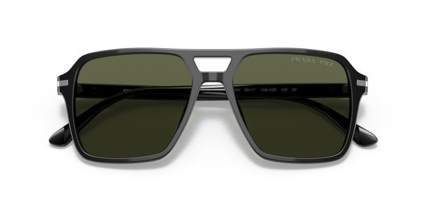 0PR 20YS - Prada - (Black) Polarized Green - 55 - 17 - 150 MM - Ardor Eyewear 8056597629478