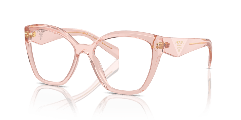 0PR 20ZV - Prada - Pink - (Transparent Peach 19Q1O1) - 52 - 17 - 145 MM - Ardor Eyewear 8056262079553