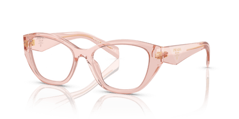 0PR 21ZV - Prada - Pink - (Transparent Peach 19Q1O1) - 51MM - Ardor Eyewear