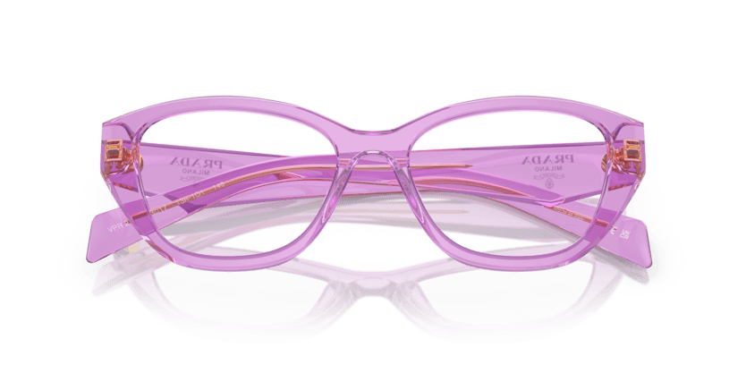 0PR 21ZV - Prada - Violet - (Transparent Amethyst 13R1O1) - 51MM - Ardor Eyewear