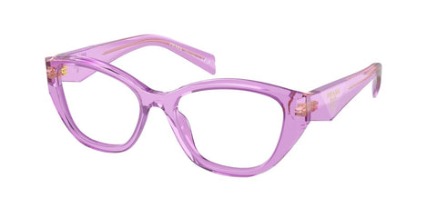 0PR 21ZV - Prada - Violet - (Transparent Amethyst 13R1O1) - 51MM - Ardor Eyewear