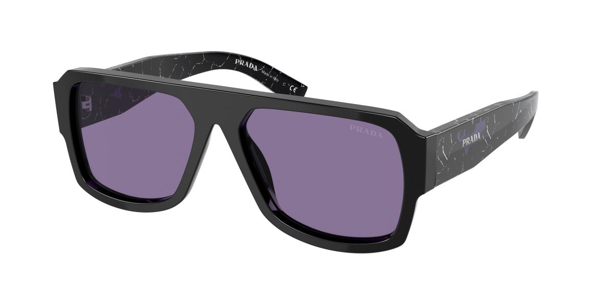 0PR 22YS - Prada - (Black) Violet Mirror Internal Silver - 56 - 16 - 140 MM - Ardor Eyewear 8056597629515