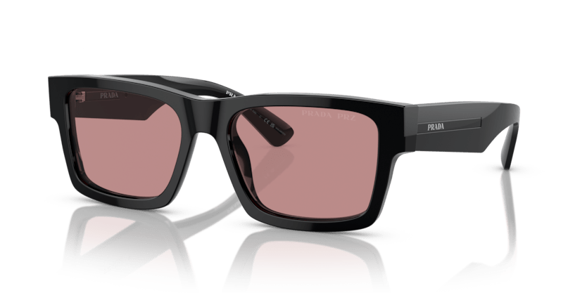 0PR 25ZS - Prada - (Black) Fucsia Crystal Polarized - 53 - 18 - 140 MM - Ardor Eyewear 8056597877398