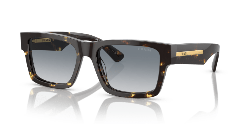 0PR 25ZS - Prada - (Black Malt Tortoise) Grey Gradient - 53 - 18 - 140 MM - Ardor Eyewear 8056262085028