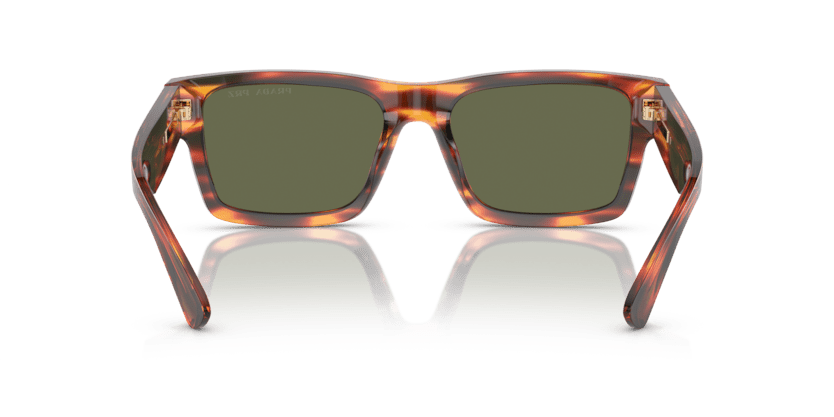 0PR 25ZS - Prada - (Striped Briar Tortoise) Green Polarized - 53 - 18 - 140 MM - Ardor Eyewear 8056262085042