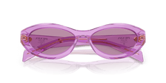 0PR 26ZS - Prada - (Transparent Amethyst) Dark Violet Mirror Silver Int - 55 - 16 - 145 MM - Ardor Eyewear 8056262083949