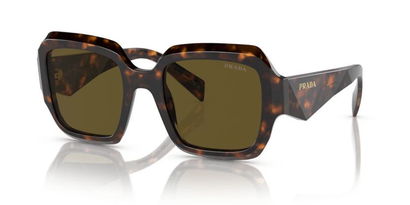 0PR 28ZS - Prada - (Sage/Honey Tortoise) Dark Brown - 53 - 22 - 145 MM - Ardor Eyewear 8056597875486