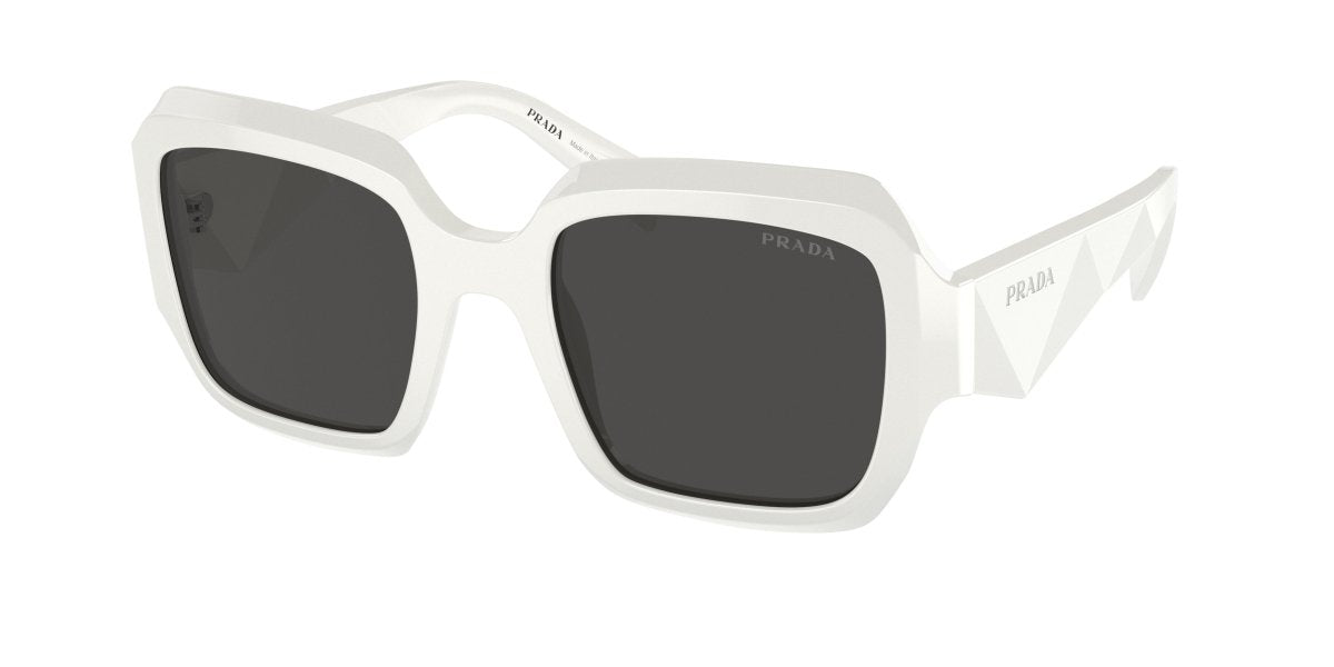 0PR 28ZS - Prada - (White) Dark Grey - 53 - 22 - 145 MM - Ardor Eyewear 8056597875516