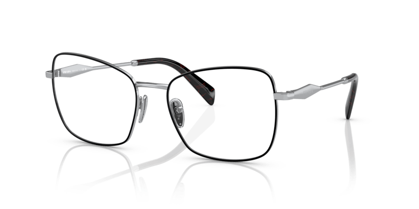 0PR 53ZV - Prada - Black - (Black/Silver 1AB1O1) - 56 - 18 - 140 MM - Ardor Eyewear 8056597747516