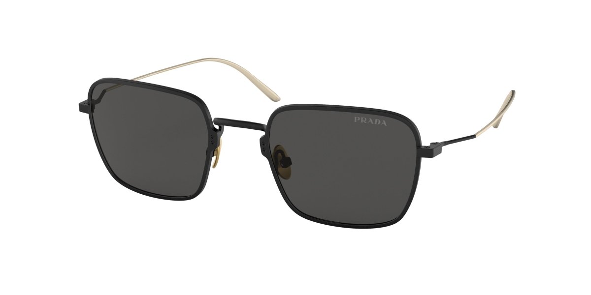 0PR 54WS - Prada - (Matte Black) Dark Grey - 52 - 22 - 145 MM - Ardor Eyewear 8056597383158