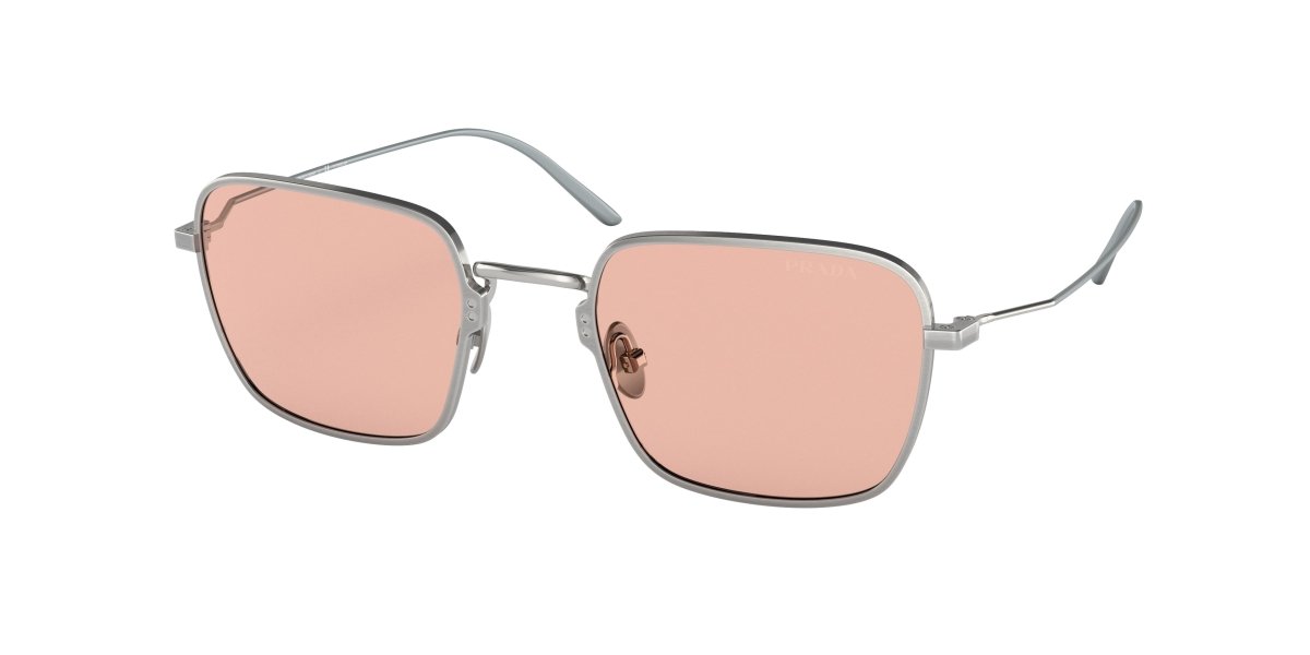 0PR 54WS - Prada - (Satin Titanium) Dark Pink - 52 - 22 - 145 MM - Ardor Eyewear 8056597383172