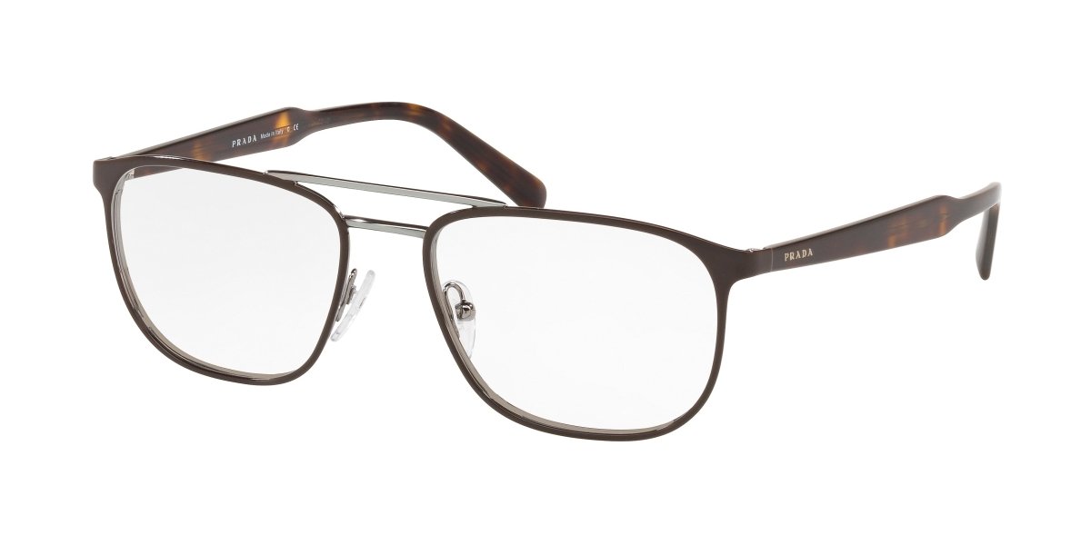 0PR 54XV - Prada - Brown - (Top Brown On Gunmetal 03G1O1) - 54 - 18 - 145 MM - Ardor Eyewear 8056597260930