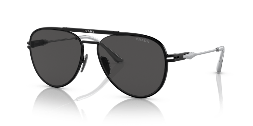 0PR 54ZS - Prada - (Matte Black) Dark Grey - 57 - 16 - 140 MM - Ardor Eyewear 8056597744485