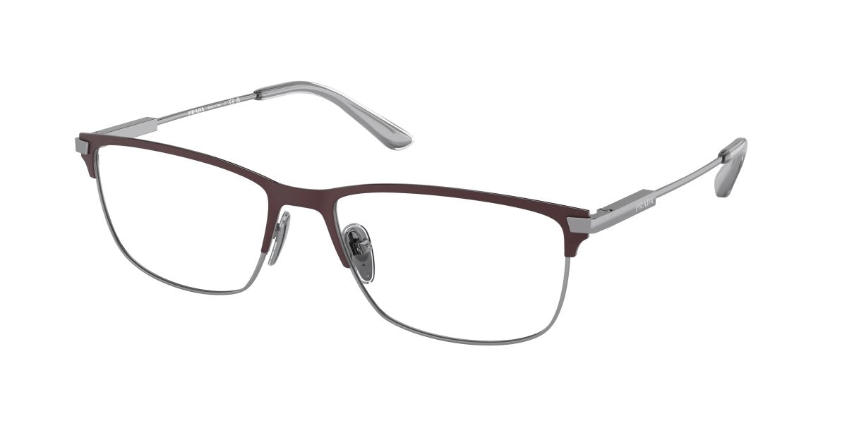 0PR 55ZV - Prada - Brown - (Matte Etruscan/Gunmetal 12G1O1) - 57 - 17 - 145 MM - Ardor Eyewear 8056597746953