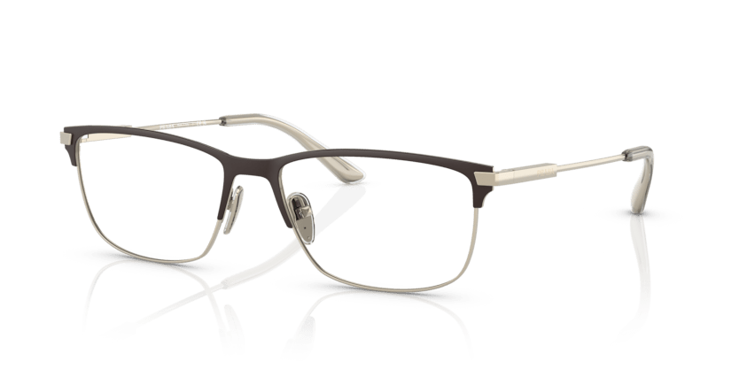 0PR 55ZV - Prada - Grey - (Matte Burnished/Pale Gold 02Q1O1) - 55 - 17 - 145 MM - Ardor Eyewear 8056597746908