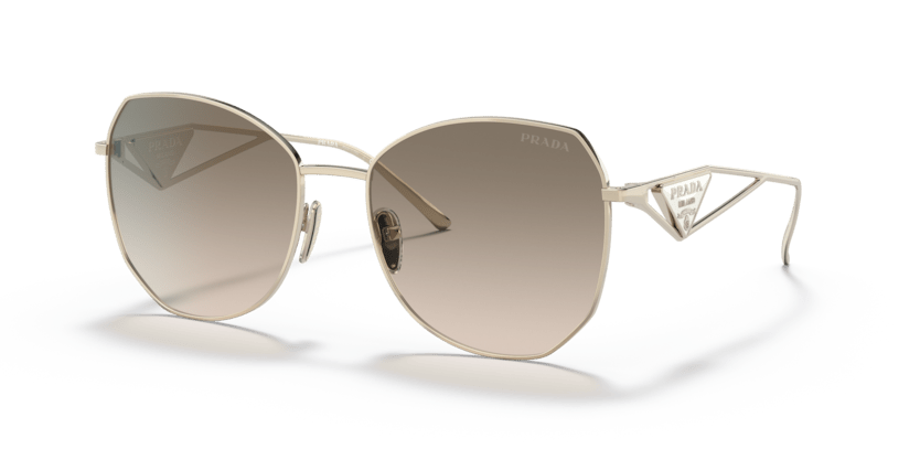 0PR 57YS - Prada - (Pale Gold) Light Brown Gradient Light Grey - 57 - 18 - 140 MM - Ardor Eyewear 8056597627474