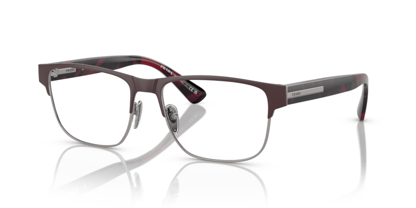 0PR 57ZV - Prada - Brown - (Matte Red Brown 12G1O1) - 56 - 17 - 145 MM - Ardor Eyewear 8056597879507