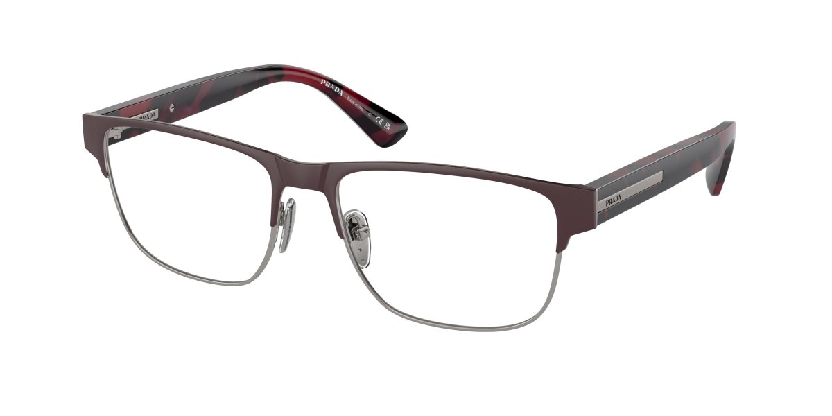 0PR 57ZV - Prada - Brown - (Matte Red Brown 12G1O1) - 56 - 17 - 145 MM - Ardor Eyewear 8056597879507