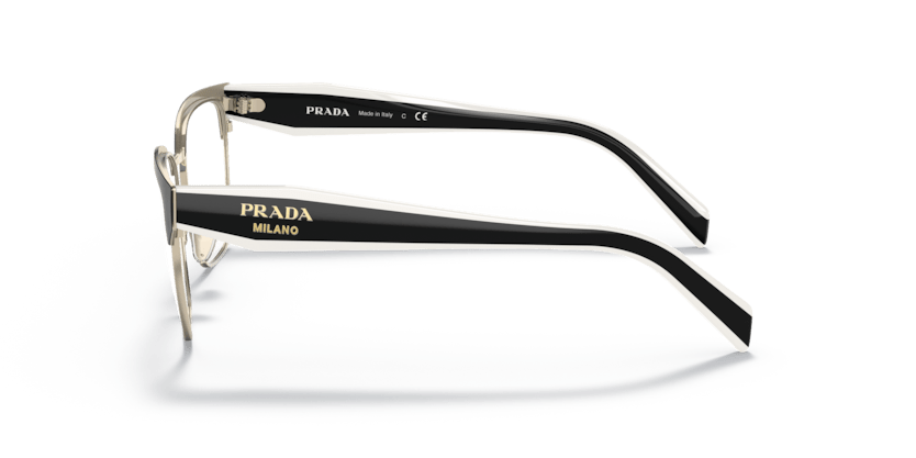 0PR 65YV - Prada - Black - (Black/Pale Gold 18A1O1) - 53 - 18 - 140 MM - Ardor Eyewear 8056597626774