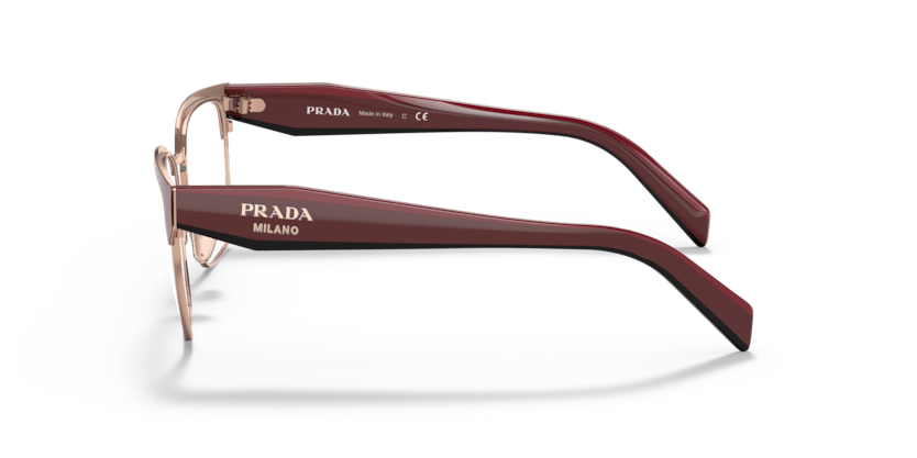 0PR 65YV - Prada - Red - (Red/Rose Gold 16A1O1) - 53 - 18 - 140 MM - Ardor Eyewear 8056597626187