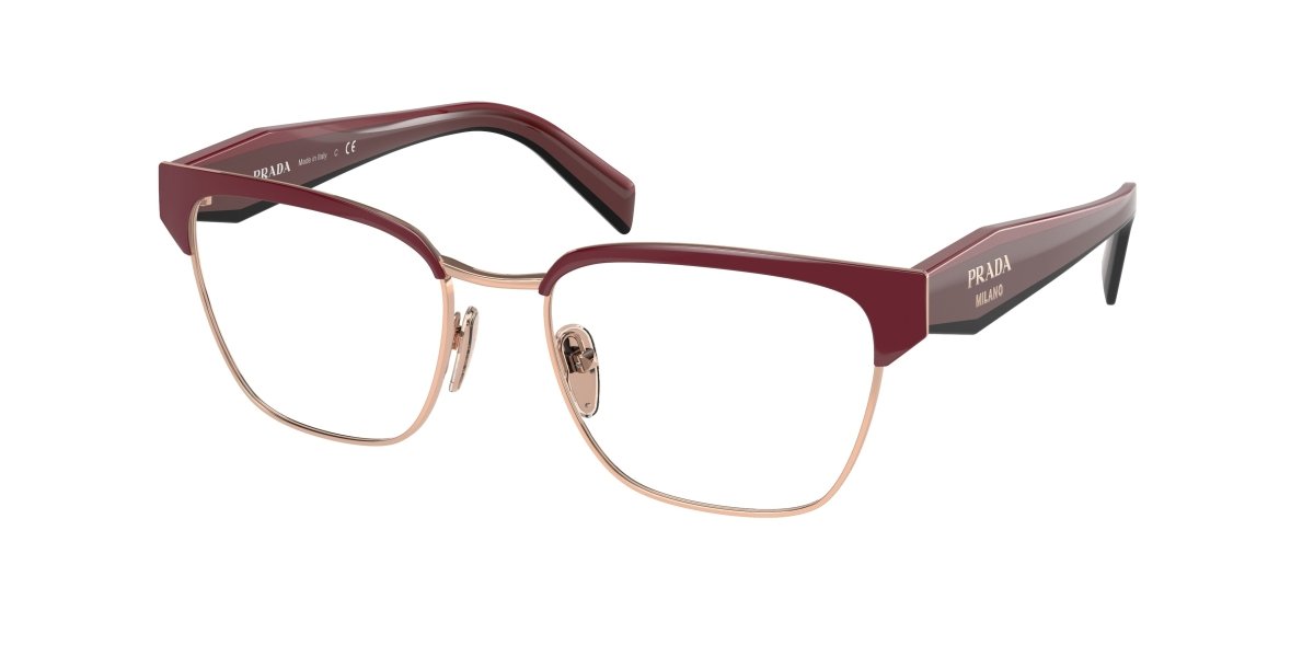 0PR 65YV - Prada - Red - (Red/Rose Gold 16A1O1) - 53 - 18 - 140 MM - Ardor Eyewear 8056597626187