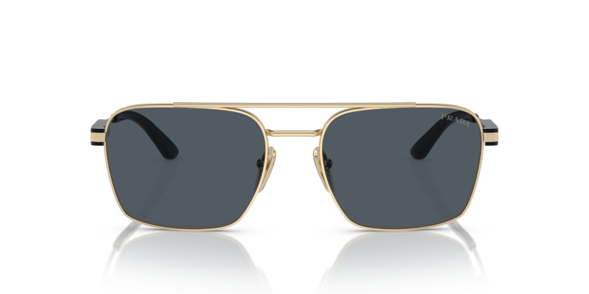 0PR 67ZS - Prada - Frame: Gold - (Pale Gold ZVN09T) - Lens: Dark Grey - 56 MM - Ardor Eyewear