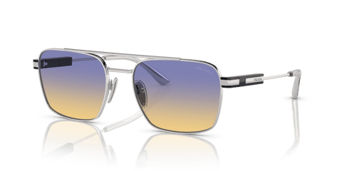 0PR 67ZS - Prada - Frame: Silver - (Silver 1BC06Z) - Lens: Iris Sfumato Sole - 56 MM - Ardor Eyewear